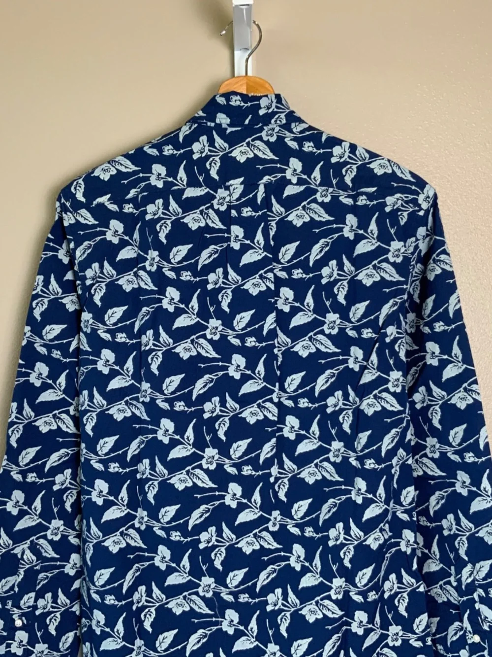 J. Crew Slim Stretch Secret Wash Button Down Shirt Bell Flowers Print